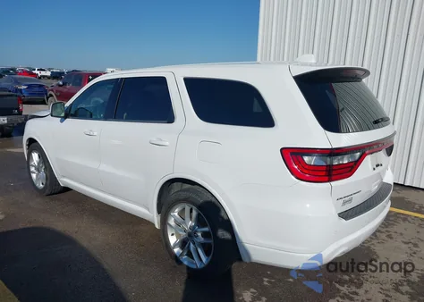 2021 Dodge Durango Gt Plus Rwd из США, поврежденный, VIN 1C4RDHDG2MC607989